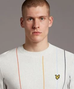Lyle & Scott Vertical Stripe Crew Neck Jumper -Lyle & Scott Outlet | Sale unnamed file 1418 scaled