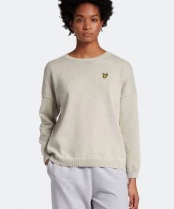 Lyle & Scott Grey Crew Neck Jumper