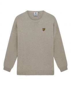 Lyle & Scott Grey Crew Neck Jumper -Lyle & Scott Outlet | Sale unnamed file 1430 scaled