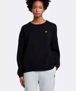 Lyle & Scott Black Crew Neck Jumper