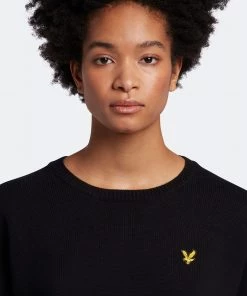 Lyle & Scott Black Crew Neck Jumper -Lyle & Scott Outlet | Sale unnamed file 1435 scaled