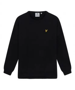 Lyle & Scott Black Crew Neck Jumper -Lyle & Scott Outlet | Sale unnamed file 1436 scaled