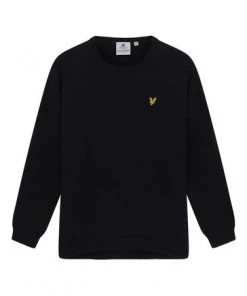 Lyle & Scott Black Crew Neck Jumper -Lyle & Scott Outlet | Sale unnamed file 1437