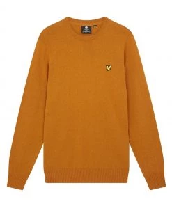Lyle & Scott Brown Cotton Merino Crew Jumper 10 Lyle & Scott Brown Cotton Merino Crew Jumper -Lyle & Scott Outlet | Sale unnamed file 1445 scaled