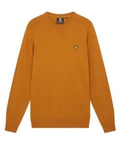 Lyle & Scott Brown Cotton Merino Crew Jumper 11 Lyle & Scott Brown Cotton Merino Crew Jumper -Lyle & Scott Outlet | Sale unnamed file 1446