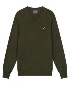 Lyle & Scott Green Golf V-Neck Pullover Fleece -Lyle & Scott Outlet | Sale unnamed file 1452