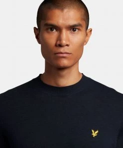 Lyle & Scott Blue Slub Cotton Turtle Neck Jumper 9 Lyle & Scott Blue Slub Cotton Turtle Neck Jumper -Lyle & Scott Outlet | Sale unnamed file 1476 scaled