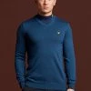 Lyle & Scott Blue Golf V-Neck Pullover Fleece
