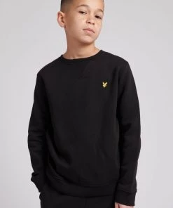 Lyle & Scott Blue Classic Crew Neck Fleece -Lyle & Scott Outlet | Sale unnamed file 1487 scaled