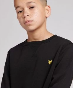 Lyle & Scott Blue Classic Crew Neck Fleece -Lyle & Scott Outlet | Sale unnamed file 1488 scaled