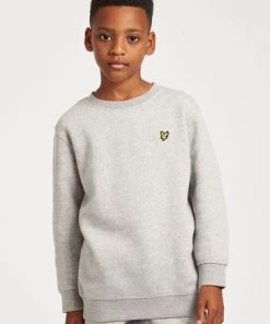 Lyle & Scott Blue Classic Crew Neck Fleece -Lyle & Scott Outlet | Sale unnamed file 1495
