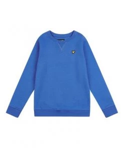 Lyle & Scott Blue Classic Crew Neck Fleece -Lyle & Scott Outlet | Sale unnamed file 1498