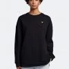 Lyle & Scott Oversized Black Sweatshirt