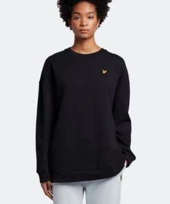 Lyle & Scott Oversized Black Sweatshirt -Lyle & Scott Outlet | Sale unnamed file 1513