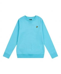 Lyle & Scott Blue Classic Crew Neck Sweatshirt