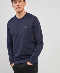 Lyle & Scott Crew-Neck Sweatshirt Iris Blue