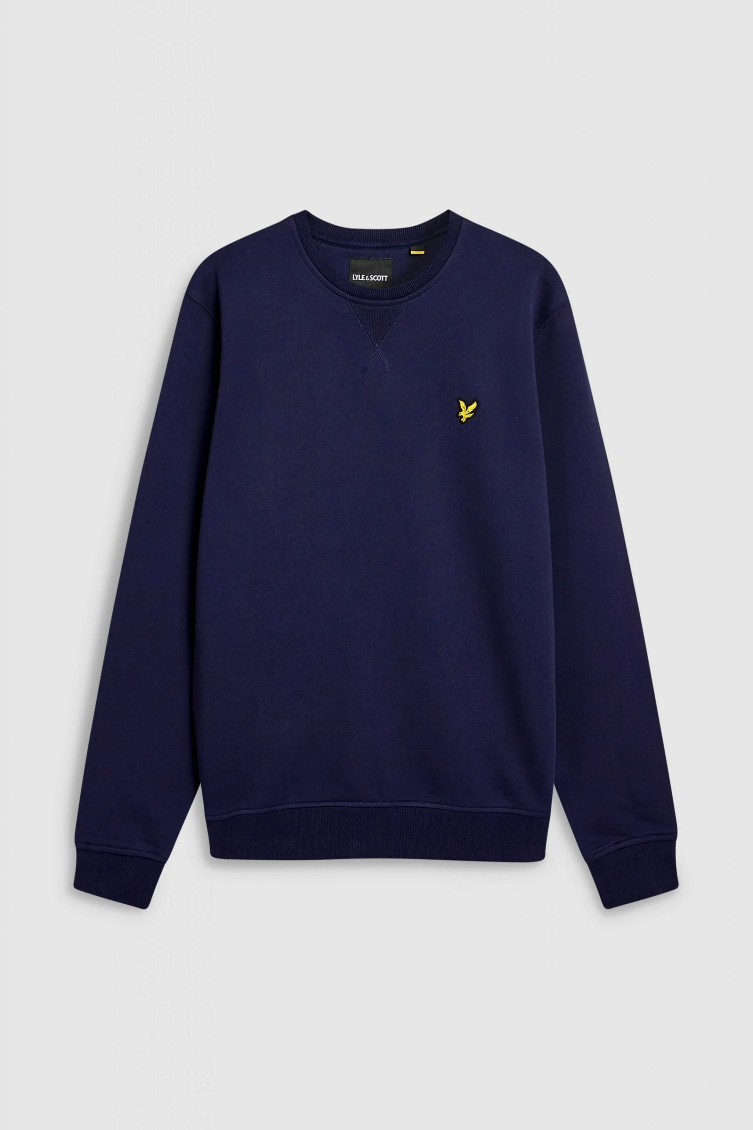 Lyle & Scott Crew-Neck Sweatshirt Iris Blue 4 Lyle & Scott Crew-Neck Sweatshirt Iris Blue - Image 4