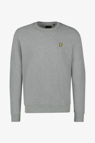 Lyle & Scott Crew-Neck Sweatshirt Iris Blue 10 Lyle & Scott Crew-Neck Sweatshirt Iris Blue - Image 10