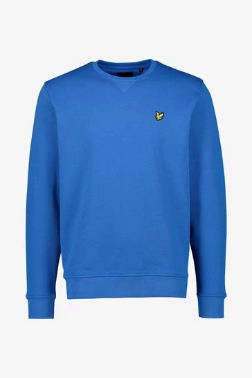 Lyle & Scott Crew-Neck Sweatshirt Iris Blue 13 Lyle & Scott Crew-Neck Sweatshirt Iris Blue - Image 13