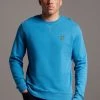 Lyle & Scott Blue Crew Neck Sweatshirt