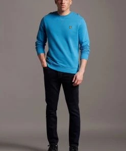 Lyle & Scott Blue Crew Neck Sweatshirt 8 Lyle & Scott Blue Crew Neck Sweatshirt -Lyle & Scott Outlet | Sale unnamed file 1555 scaled
