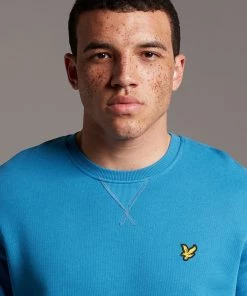 Lyle & Scott Blue Crew Neck Sweatshirt 9 Lyle & Scott Blue Crew Neck Sweatshirt -Lyle & Scott Outlet | Sale unnamed file 1556 scaled
