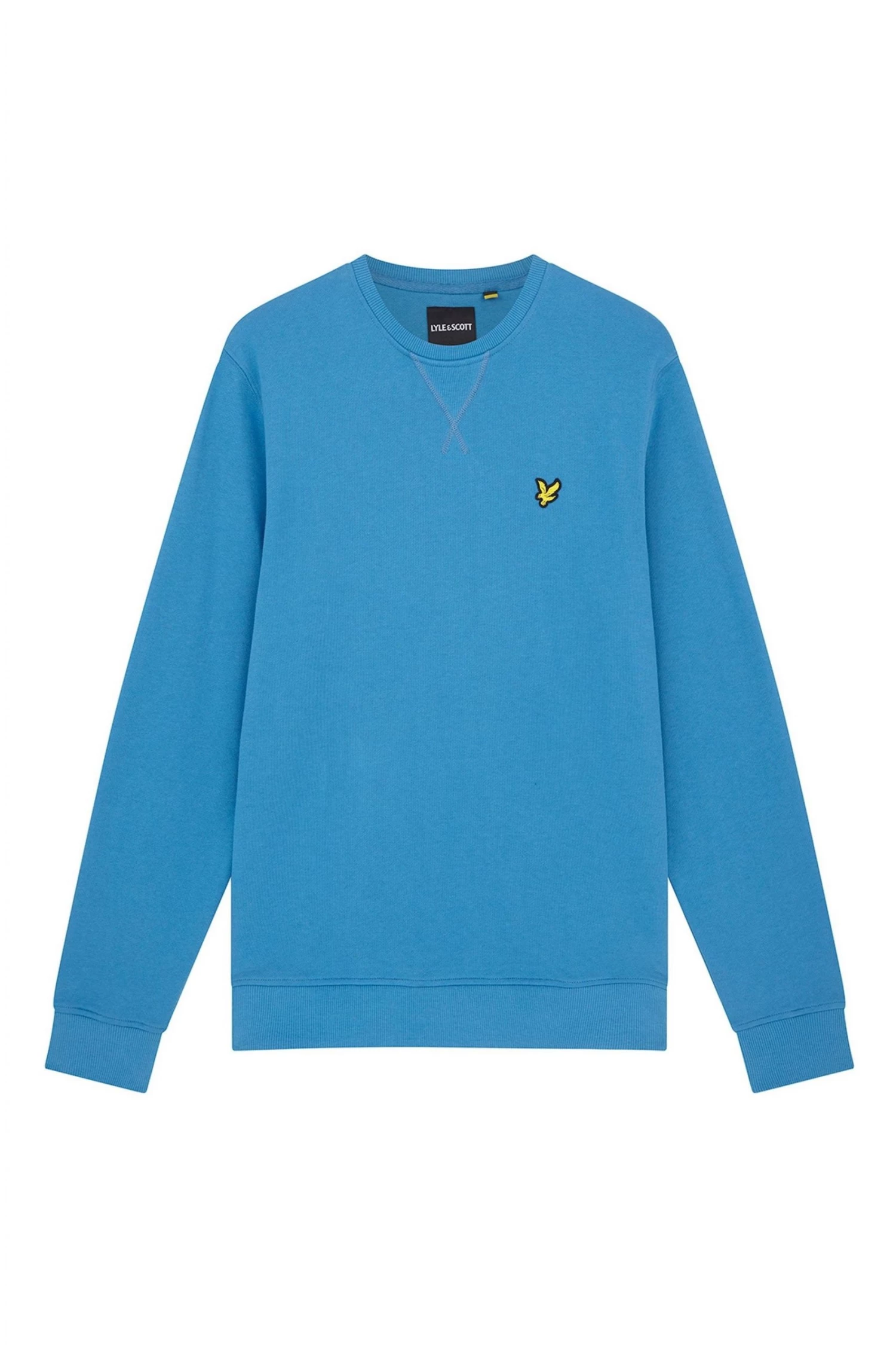 Lyle & Scott Blue Crew Neck Sweatshirt 5 Lyle & Scott Blue Crew Neck Sweatshirt - Image 5