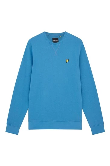 Lyle & Scott Blue Crew Neck Sweatshirt 6 Lyle & Scott Blue Crew Neck Sweatshirt - Image 6