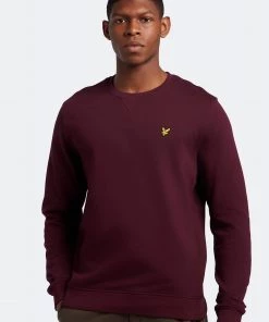 Lyle & Scott Red Crew Neck Sweatshirt