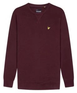 Lyle & Scott Red Crew Neck Sweatshirt -Lyle & Scott Outlet | Sale unnamed file 1564