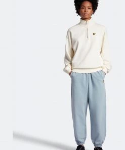 Lyle & Scott Natural Garment Dye 1/4 Zip Sweatshirt -Lyle & Scott Outlet | Sale unnamed file 1574 scaled