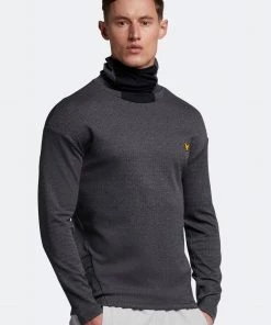 Lyle & Scott Black Summer Snood Midlayer Sweatshirt