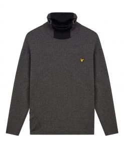 Lyle & Scott Black Summer Snood Midlayer Sweatshirt -Lyle & Scott Outlet | Sale unnamed file 1581 scaled