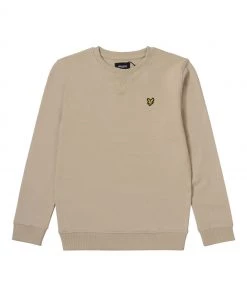 Lyle & Scott Boys Grey Classic Crew Neck Top