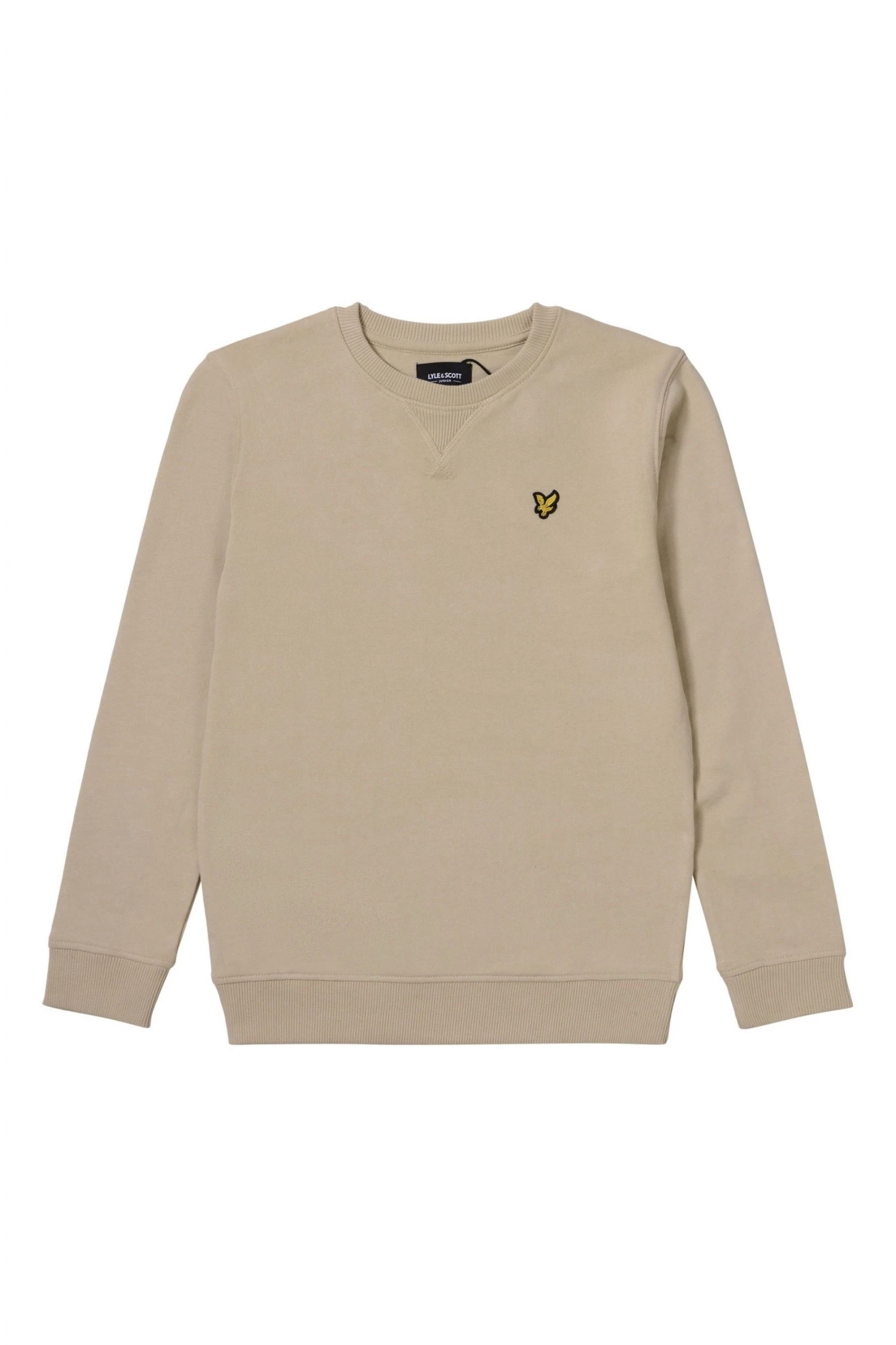 Lyle & Scott Boys Grey Classic Crew Neck Top 1 Lyle & Scott Boys Grey Classic Crew Neck Top