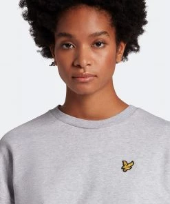Lyle & Scott Oversized Grey Sweatshirt -Lyle & Scott Outlet | Sale unnamed file 1593 scaled
