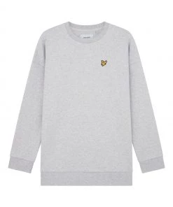 Lyle & Scott Oversized Grey Sweatshirt -Lyle & Scott Outlet | Sale unnamed file 1594 scaled
