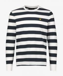 Lyle & Scott Stripe Top Navy -Lyle & Scott Outlet | Sale unnamed file 160