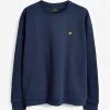 Lyle & Scott Lyle And Scott Plus Size Crew Neck Sweatshirt Black