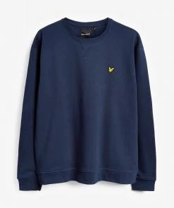 Lyle & Scott Lyle And Scott Plus Size Crew Neck Sweatshirt Black