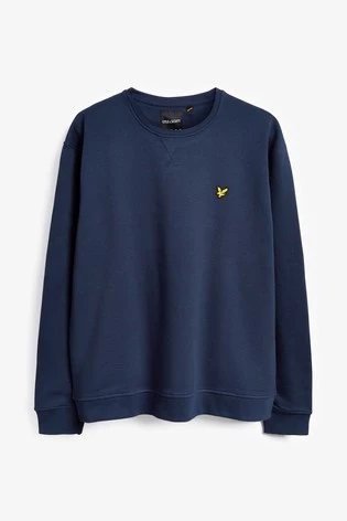 Lyle & Scott Lyle And Scott Plus Size Crew Neck Sweatshirt Black 2 Lyle & Scott Lyle And Scott Plus Size Crew Neck Sweatshirt Black - Image 2