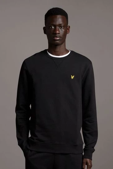 Lyle & Scott Lyle And Scott Plus Size Crew Neck Sweatshirt Black 3 Lyle & Scott Lyle And Scott Plus Size Crew Neck Sweatshirt Black - Image 3