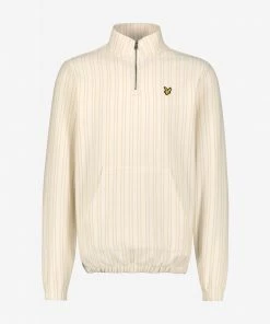 Lyle & Scott Navy Pinstripe Sweatshirt
