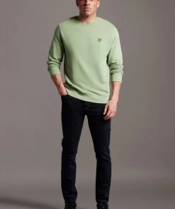 Lyle & Scott Green Crew Neck Sweatshirt -Lyle & Scott Outlet | Sale unnamed file 1609 scaled