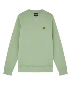 Lyle & Scott Green Crew Neck Sweatshirt -Lyle & Scott Outlet | Sale unnamed file 1611 scaled