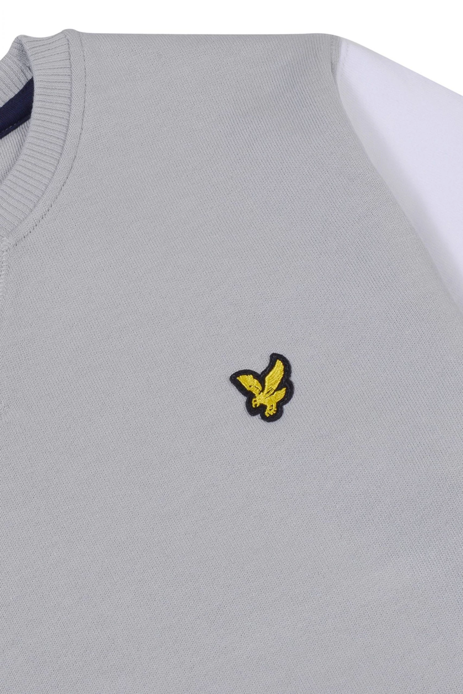 Lyle & Scott Grey Crew Neck Sweatshirt 3 Lyle & Scott Grey Crew Neck Sweatshirt - Image 3