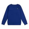 Lyle & Scott Blue Sleeve Panel BB Crew Neck Sweatshirt