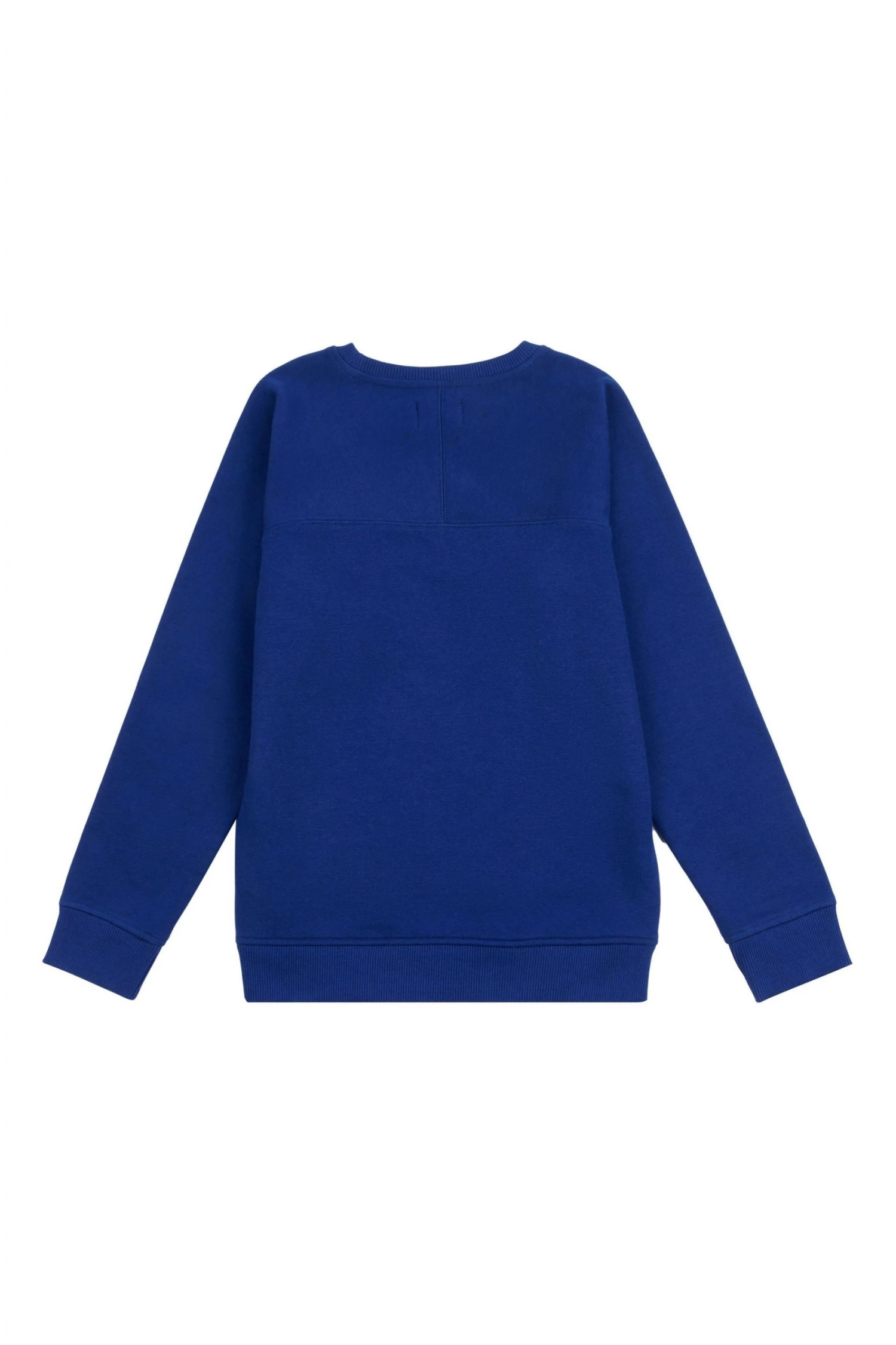 Lyle & Scott Blue Sleeve Panel BB Crew Neck Sweatshirt 2 Lyle & Scott Blue Sleeve Panel BB Crew Neck Sweatshirt - Image 2