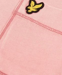 Lyle & Scott Pink Garment Washed Flatlock T-Shirt -Lyle & Scott Outlet | Sale unnamed file 163 scaled