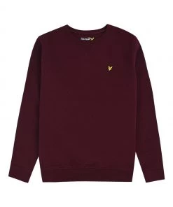 Lyle & Scott Purple Classic Crew-Neck Fleece